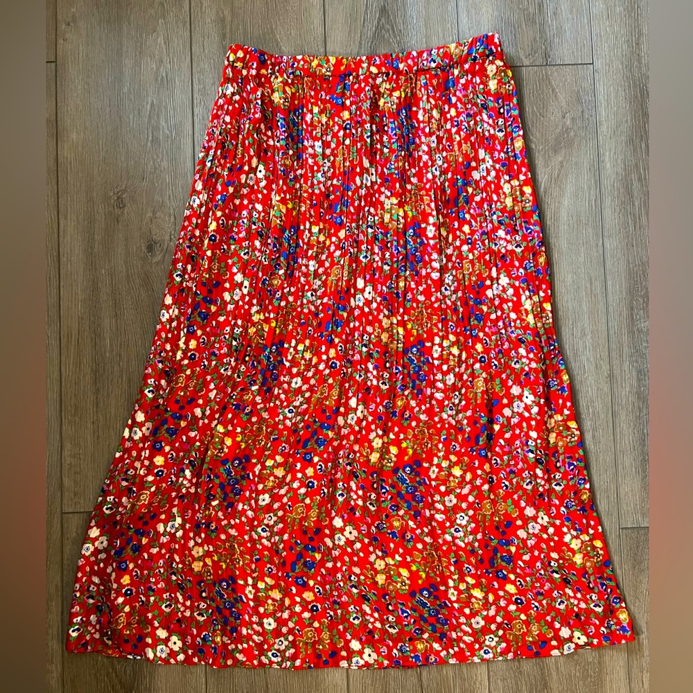 Rachel Zoe Floral Midi Skirt, size M